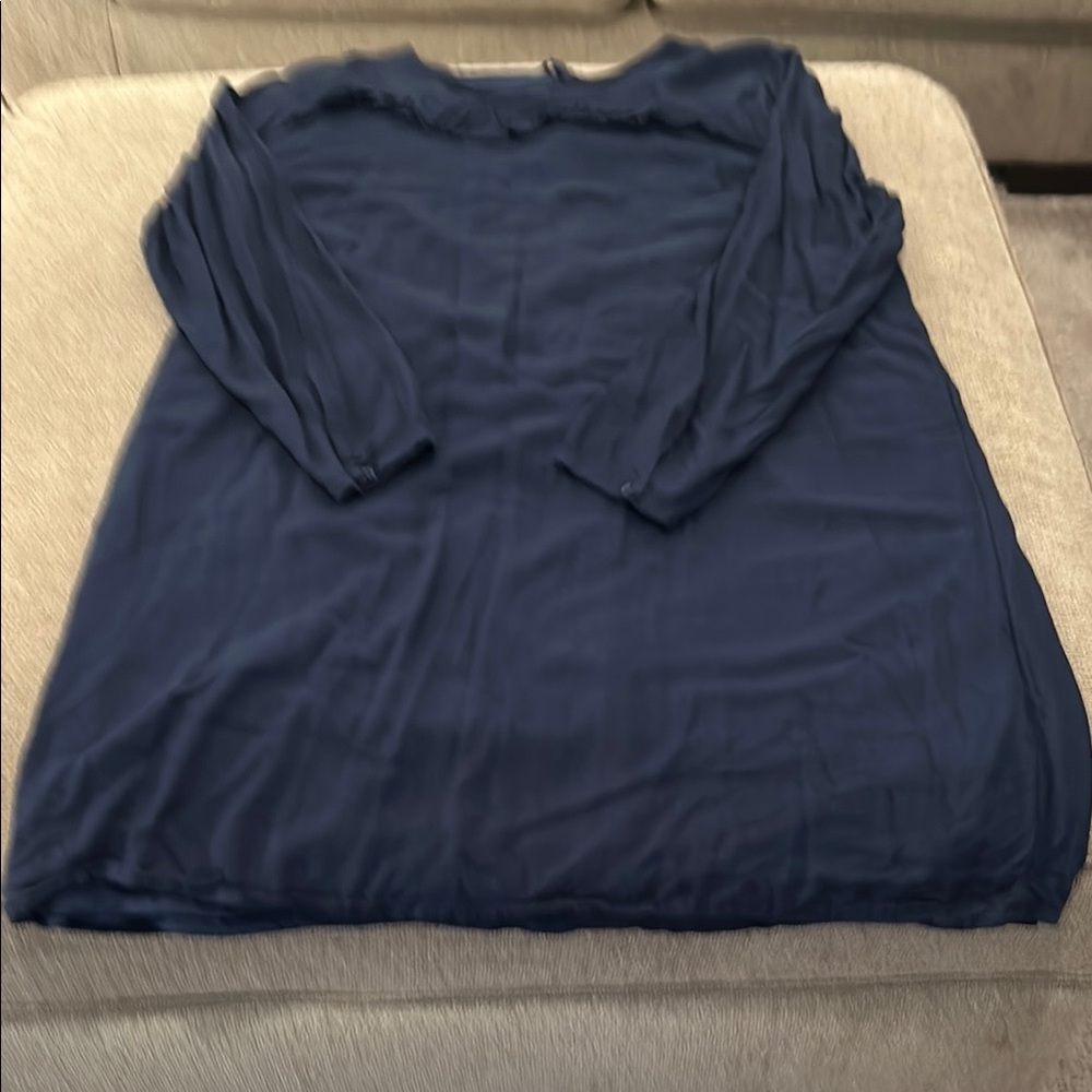 Elegant Navy Blue Dress-Women’s